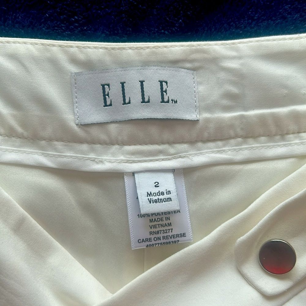 Women’s Elle Casual White Shorts Size 2 - Picture 3 of 5